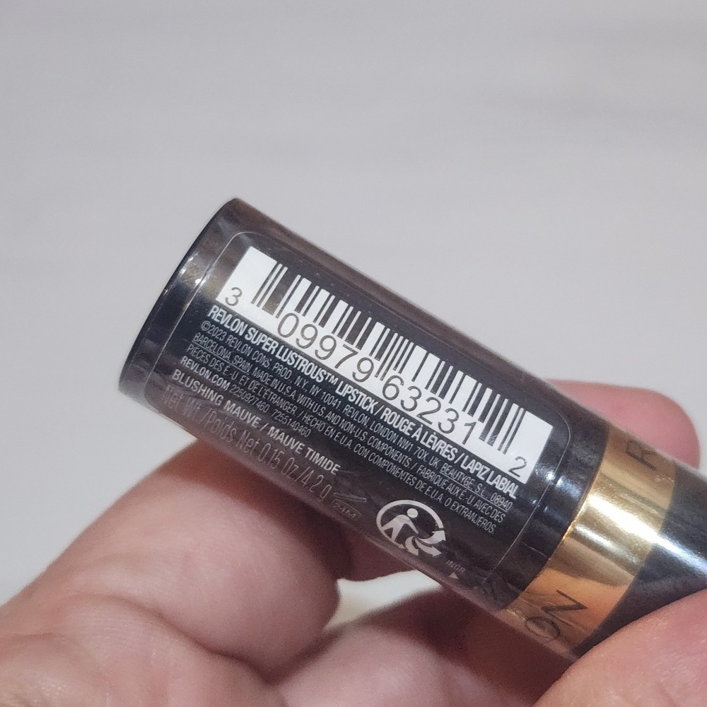 Revlon Super Lustrous Lipstick - 460 Blushing Mauve Sealed New - Picture 4 of 5